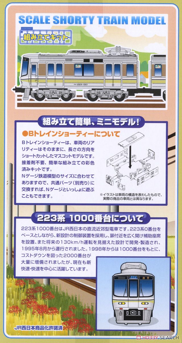Bトレインショーティー 223系 1000番台 (2両セット) (鉄道模型) 商品画像2
