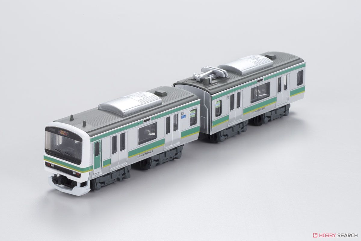 Bトレインショーティー E231系 常磐線 (2両セット) (鉄道模型) 商品画像1