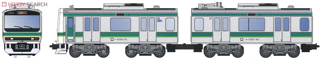 Bトレインショーティー E231系 常磐線 (2両セット) (鉄道模型) その他の画像1