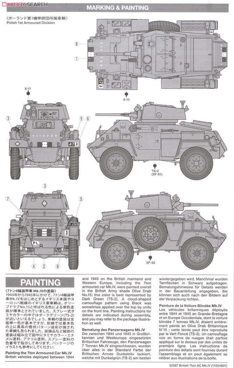 イギリス 7トン4輪装甲車 Mk.IV (プラモデル) 塗装2