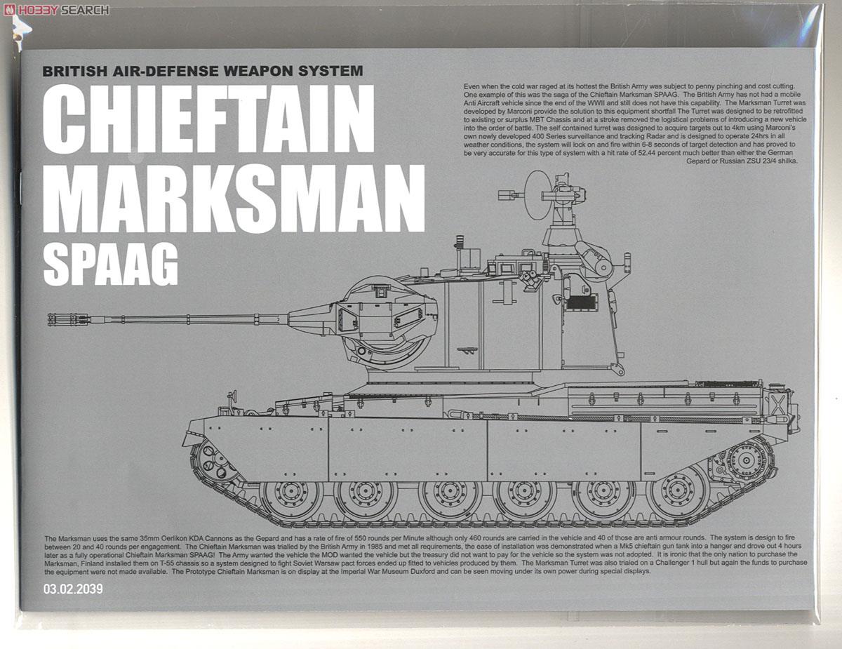 British Air-Defence Weapon System Chieftain Marksman SPAAG (Plastic model) Contents4