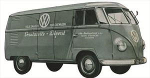 VW T1a ボックスバン Rittersbacher (ミニカー)