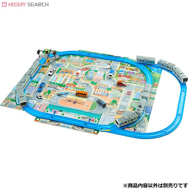 Transformed into a Box! Plarail Clean Up Play Map (Plarail) Item picture1