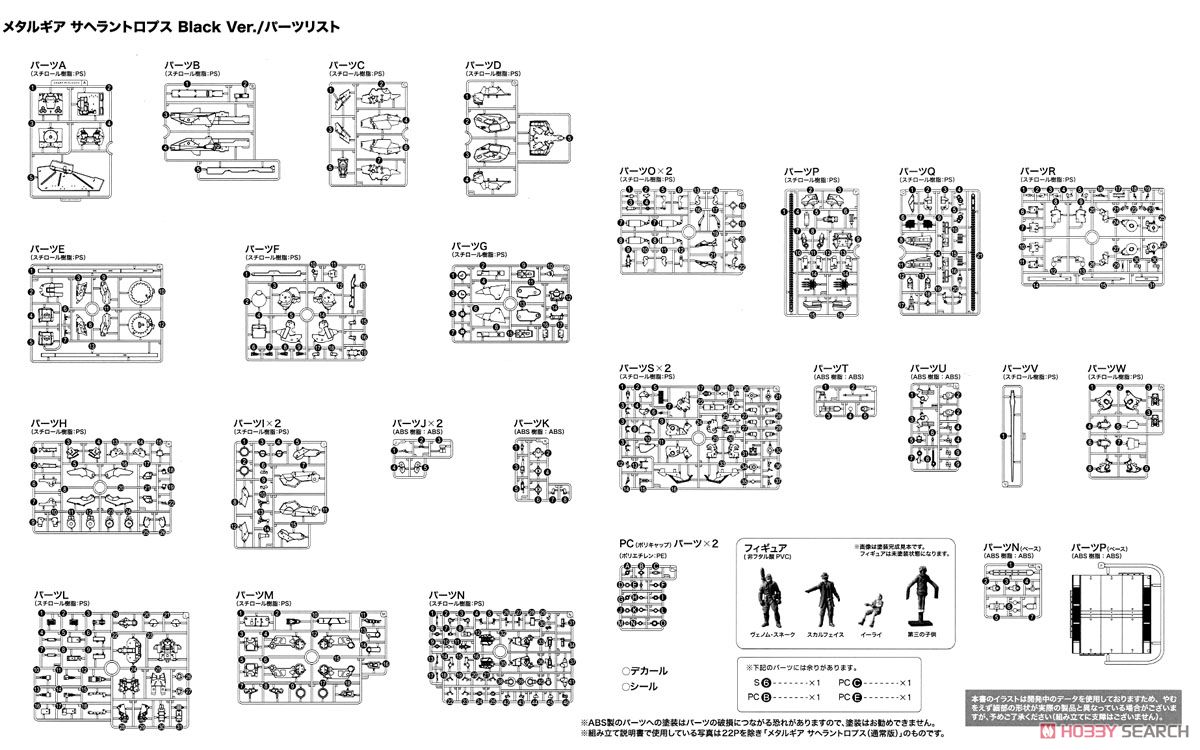 Metal Gear Sahelanthropus Black Ver. (Plastic model) Assembly guide20
