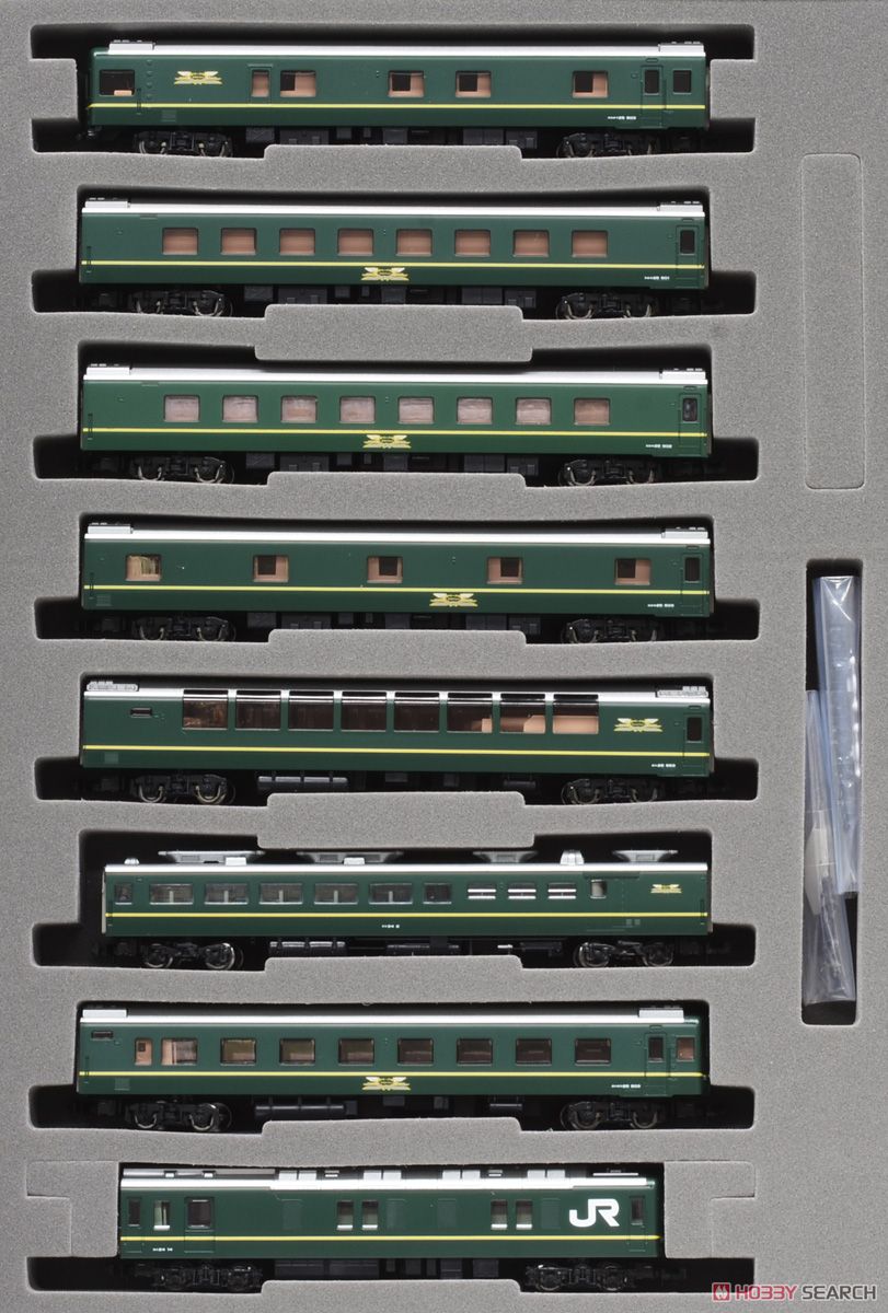 【限定品】 JR 24系客車 (特別なトワイライトエクスプレス・8両フル編成) セット (8両セット) (鉄道模型) 商品画像1