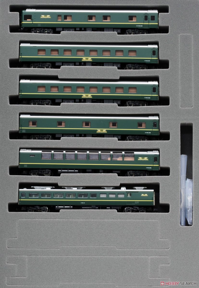 【限定品】 JR 24系客車 (特別なトワイライトエクスプレス) 増結セット (6両セット) (鉄道模型) 商品画像1