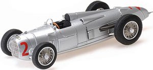 アウト ユニオン タイプ A LANGHECK HERMANN ZU LEININGEN VIII ADAC EIFELRENNEN 1934 (ミニカー)