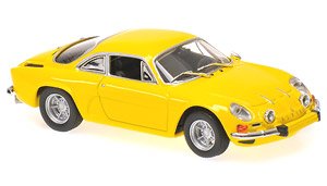 ルノー アルピーヌ A110 1971 イエロー (ミニカー)