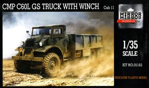 CMP C60L GS Truck with Winch 3 ton 4x4 Chassis Cab 11 (Plastic model)