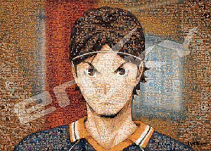 Haikyu!! Second Season 300piece Mosaic Art Asahi Azumane (Jigsaw Puzzles)