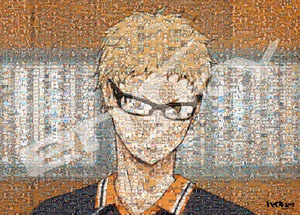 Haikyu!! Second Season 300piece Mosaic Art Kei Tsukishima (Jigsaw Puzzles)