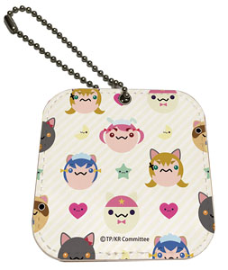 Leather Mirror Charm [Nurse Witch Komugi R] 01 Monogram (Anime Toy)