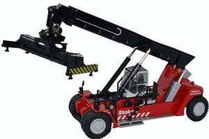 (OO) Konecranes リーチスタッカー Stobart レッド (鉄道模型)