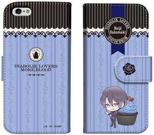 DIABOLIK LOVERS MORE,BLOOD ダイアリースマホケース for iPhone6/6s 05 逆巻レイジ (キャラクターグッズ)