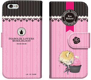 Diabolik Lovers: More, Blood Diary Smart Phone Case for iPhone6/6s 08 Kou Mukami (Anime Toy)