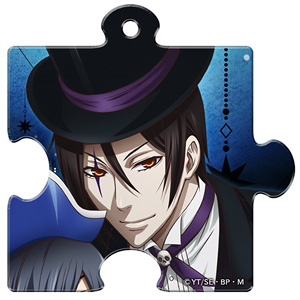 Black Butler Puzzle Type Clear Charm Sebastian (K) (Anime Toy)