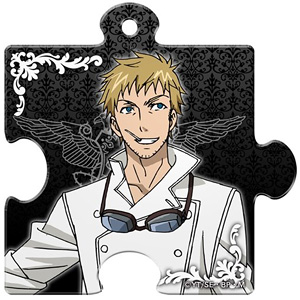 Black Butler Puzzle Type Clear Charm Baldroy (Anime Toy)