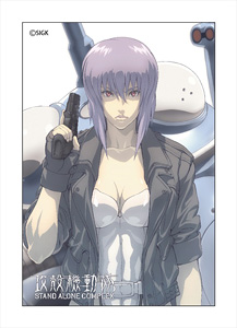 Ghost in the Shell Square Magnet (Anime Toy)