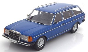 Mercedes S123 T-Model 1978 Dark Blue- Metallic (ミニカー)