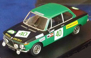 BMW 2002 1973年Janner Rallye (オーストリア) #40 Rupp/Geppel (ミニカー)