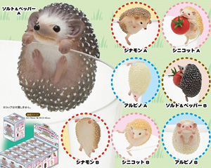 Putitto Hedgehog (Set of 12) (Anime Toy)