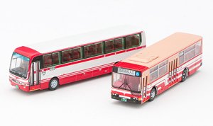 ザ・バスコレクション ローカル路線バス乗り継ぎの旅 4 (函館～宗谷岬編) (2台セット) (鉄道模型)
