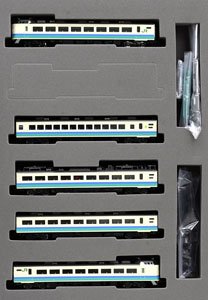 JR 485系特急電車 (上沼垂色・白鳥) 基本セットB (基本B・5両セット) (鉄道模型)