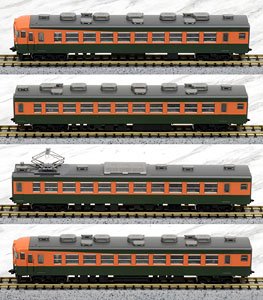 国鉄 167系電車 (冷改車・湘南色) (増結・4両セット) (鉄道模型)