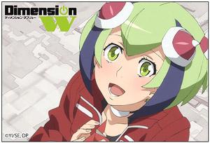 Dimension W Square Magnet Mira Yurizaki (Anime Toy)