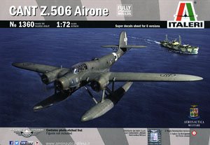イタリア空軍 カント Z.506 アイローネ 水上機 (プラモデル)