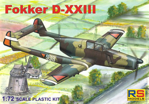 Fokker D-XXIII (Plastic model)