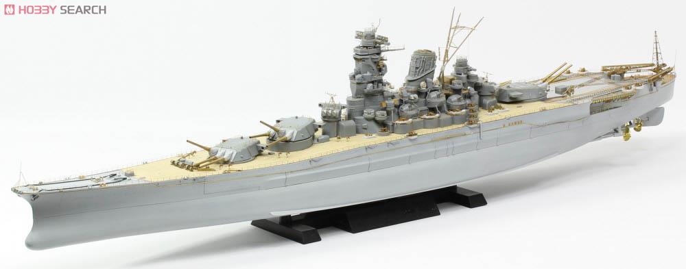 日本海軍戦艦 武蔵 1944 ディテールアップセット アドバンスド (ヒノキ色甲板・タミヤ78025大和を使用) (プラモデル) その他の画像1