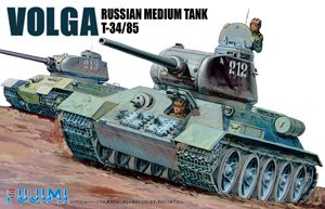 Russian Medium Tank T34/85 Volga (Plastic model)