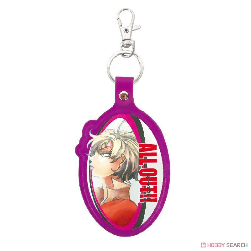 All Out!! Leather Key Ring Etsugo Oharano (Anime Toy) Item picture1