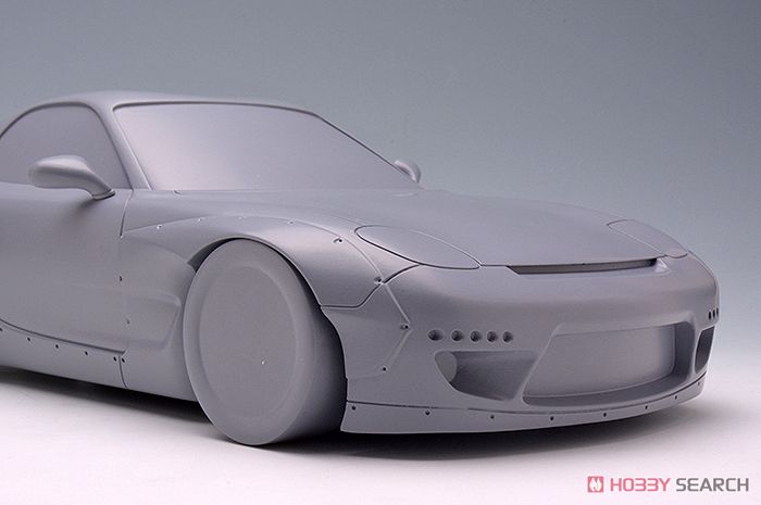 Rocket Bunny RX-7 (FD3S) メタリックブルー (ミニカー) その他の画像4