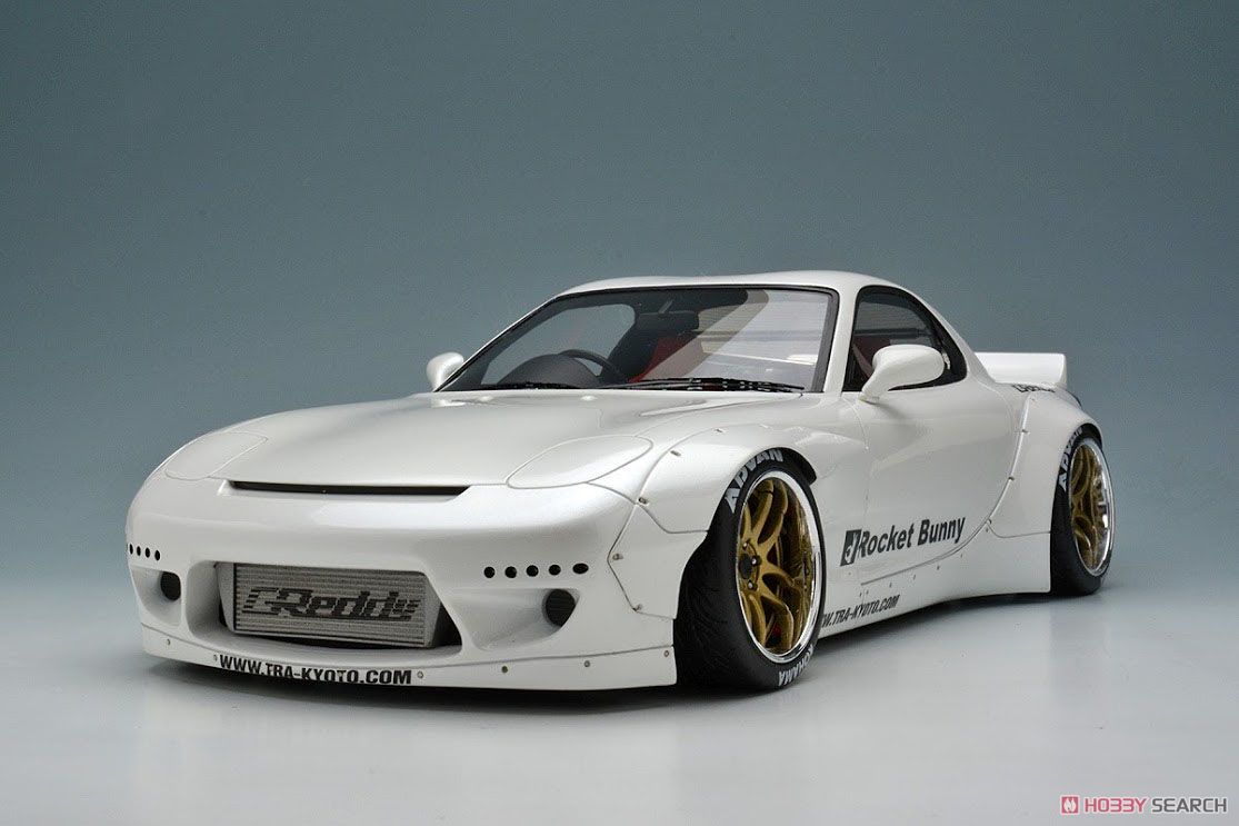 Rocket Bunny RX-7 (FD3S) パールホワイト (ミニカー) 商品画像1