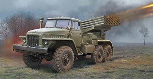 Soviet BM-21 Grad `Ural-375D` (Plastic model)