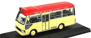 トヨタ コースター ミニバス 赤 (ミニカー)