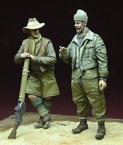 WWII 英 LRDG 兵士セット 北アフリカ 1940-43 (2体セット) (プラモデル)