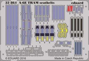 Seat Belt for A-6E TRAM (for Trumpeter) (Plastic model)