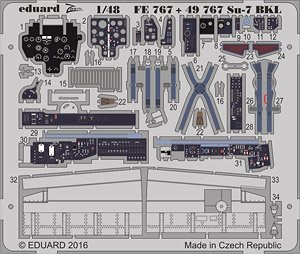 Exterior Parts Set for Su-7 (for Smer) (Plastic model)