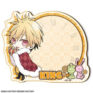Mini Charame Collection [Clock Zero: Shuen no Ichi Byou] Chara Message Magnet Design 02 (King) (Anime Toy)
