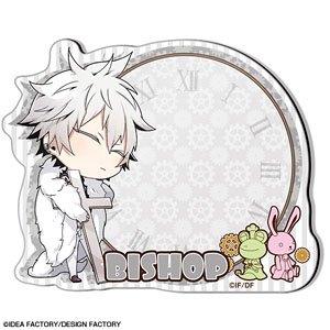 Mini Charame Collection [Clock Zero: Shuen no Ichi Byou] Chara Message Magnet Design 04 (Bishop) (Anime Toy)