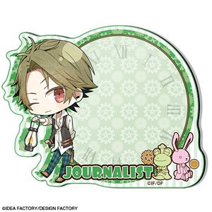 Mini Charame Collection [Clock Zero: Shuen no Ichi Byou] Chara Message Magnet Design 07 (Journalist) (Anime Toy)