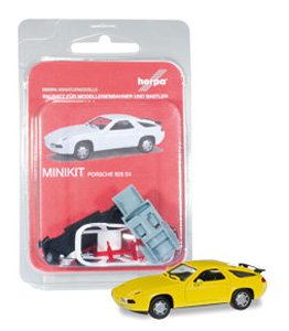 (HO) ミニキット ポルシェ928 S4 イエロー (Minikit Porsche 928 S4) (鉄道模型)