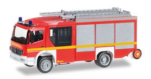 (HO) メルセデスベンツ アテゴ Ziegler Z-Cab HLF 20 消防車 (MB Atego LF FW) (鉄道模型)