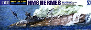 British Aircraft Carrier HMS Hermes Indian Ocean Raid (Plastic model)