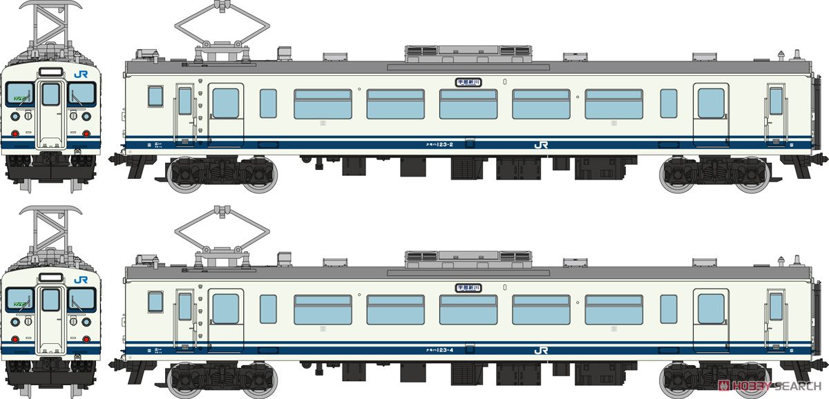 鉄道コレクション JR 123系 宇部・小野田線 (2両セット) (鉄道模型) その他の画像1