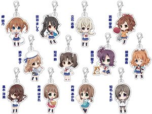 High School Fleet Trading Fastener Mascot (Set of 12) (Anime Toy)