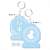 Sekko Boys Big Logo Rubber Key Ring Hermes (Anime Toy) Item picture1